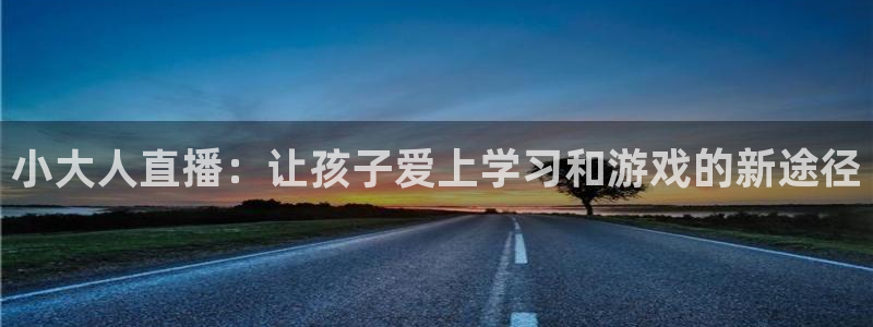 919直播体育在线直播在线看：小大人直播：让孩子爱上学习和游戏的新途径